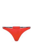 Dipped String Thong Stringtruse Undertøy Red Calvin Klein