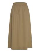 Cc Heart Phoebe Long Skirt Knelangt Skjørt Brown Coster Copenhagen