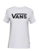 Flying V Crew Tee Tops T-shirts & Tops Short-sleeved White VANS