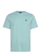 Plain T-Shirt Tops T-shirts Short-sleeved Blue Lyle & Scott