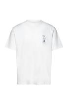 Wbbaine Relax Tee Tops T-shirts Short-sleeved White Woodbird