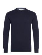 Bs Jupiter Regular Fit Knitwear Tops Knitwear Round Necks Navy Bruun &...