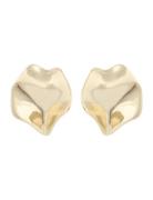 Hilma Big Ear Plain S Accessories Jewellery Earrings Studs Gold SNÖ Of...