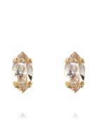 Petite Navette Earrings Accessories Jewellery Earrings Studs Gold Caro...