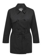 Carvalerie Trenchcoat Otw Noos Trench Coat Kåpe Black ONLY Carmakoma