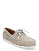 Merton Suede Boat Shoe Båtsko Sko Cream Polo Ralph Lauren