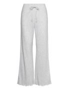 Pant Pointelle Pyjamasbukser Pysjbukser Grey Hunkemöller
