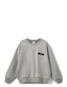 Elisy Sweatshirt Tops Sweat-shirts & Hoodies Sweat-shirts Grey Sofie S...