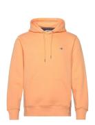 Reg Shield Hoodie Tops Sweat-shirts & Hoodies Hoodies Orange GANT