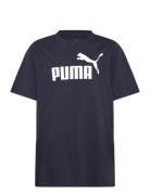 Ess No. 1 Logo Tee B Tops T-shirts Short-sleeved Navy PUMA