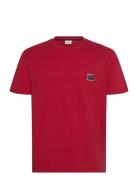 Pocket Ss T-Shirt Tops T-shirts Short-sleeved Red GANT