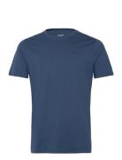 Hco. Guys Knits Tops T-shirts Short-sleeved Navy Hollister