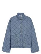 Nmclara Quilt Denim Jacket Dongerijakke Denimjakke Blue NOISY MAY