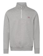 Oakport Quarter Zip Designers Sweat-shirts & Hoodies Sweat-shirts Grey...