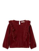 Nmfsaga Ls Nreg Top Lil Tops Blouses & Tunics Red Lil'Atelier