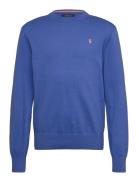 Cotton Crewneck Sweater Tops Knitwear Pullovers Blue Ralph Lauren Kids