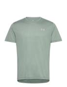 Ua Launch Shortsleeve Sport T-shirts Short-sleeved Green Under Armour