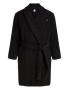 Comfort French Terry Robe Morgenkåpe Badekåpe Black Calvin Klein