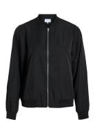 Vipapaya L/S Bomber Jacket - Noos Bomberjakke Black Vila