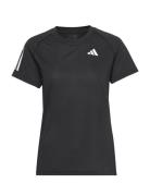 Club Tee Sport T-shirts & Tops Short-sleeved Black Adidas Tennis