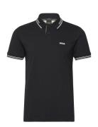 Paul Sport Polos Short-sleeved Black BOSS