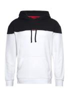 Amsterdam Hoodie Designers Sweat-shirts & Hoodies Hoodies White HUGO