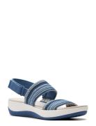 Arla Stroll D Flate Sandaler Blue Clarks