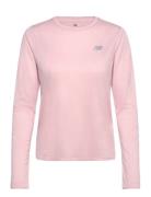 Athletics Long Sleeve Sport T-shirts & Tops Long-sleeved Pink New Bala...