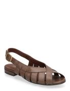 Sophie 20 Flate Sandaler Brown Anonymous Copenhagen