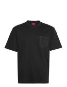 Dombiro Designers T-shirts Short-sleeved Black HUGO