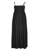 Eve Maxi Dress Knelang Kjole Black Notes Du Nord