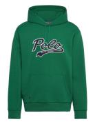 Logo Double-Knit Hoodie Designers Sweat-shirts & Hoodies Hoodies Green...