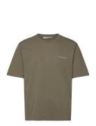 Pro Designers T-shirts Short-sleeved Khaki Green Tiger Of Sweden