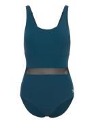 Womens Shaping Luniaglow 1 Piece Sport Swimsuits Green Speedo