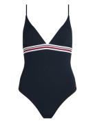 Triangle Piece Rp Ext Badedrakt Badetøy Navy Tommy Hilfiger