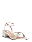 Gabby Sandal Sandal Med Hæl White Steve Madden