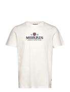 Britain Jersey Tee Tops T-shirts Short-sleeved White Morris