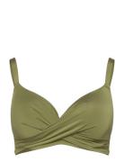 Bra Lilja Twist Swim Shiny Bikinitopp Green Lindex