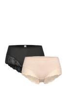 Brief Reg Blenda Cotton W Lace Truse Brief Truse Beige Lindex