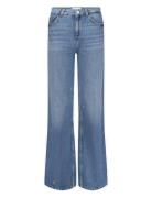 Thea Wide Leg Jeans Bottoms Jeans Wide Blue Fabienne Chapot