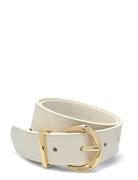 Oval Buckle Belt Belte White Mango