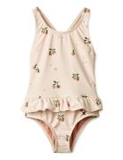 Amara Printed Swimsuit Badedrakt Badetøy Beige Liewood