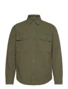 Dyed Canvas Skyler Shirt Fav Tops Overshirts Green Mads Nørgaard