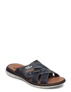 25199-14 Shoes Summer Shoes Sandals Blue Rieker