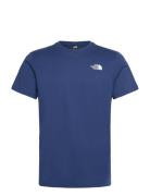 M S/S Redbox Tee Sport T-shirts Short-sleeved Blue The North Face