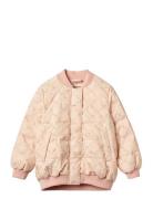 Puffer Jacket Lotte Fôret Jakke Pink Wheat