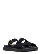 Aristella Mule D Flate Sandaler Black Clarks