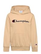 Hooded Sweatshirt Sport Sweat-shirts & Hoodies Hoodies Beige Champion