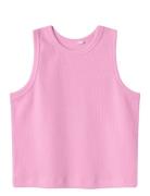 Nkfnakal Sl Crop Top Noos Tops T-shirts Sleeveless Pink Name It