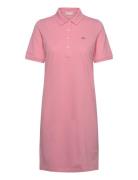 Shield Ss Pique Polo Dress Kort Kjole Pink GANT